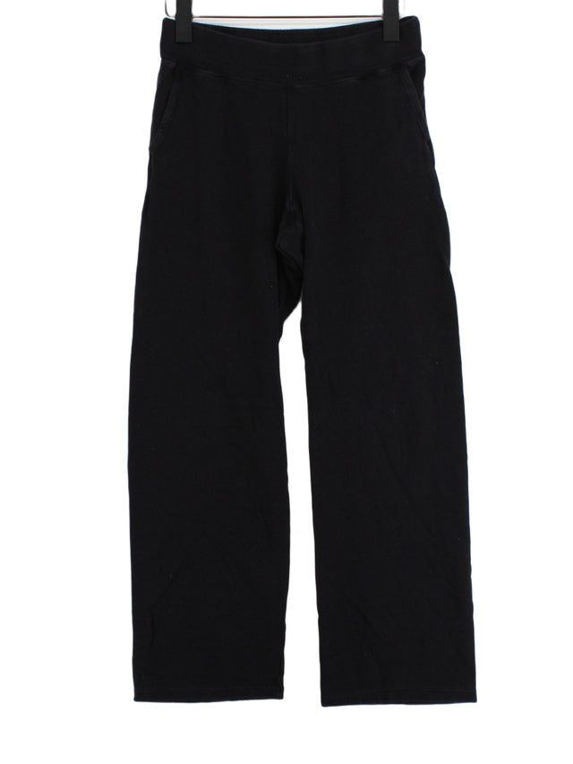 Uniqlo Women's Sports Bottoms S Black Cotton with Elastane