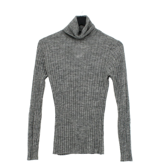 Zara Women's Top M Grey Nylon with Wool