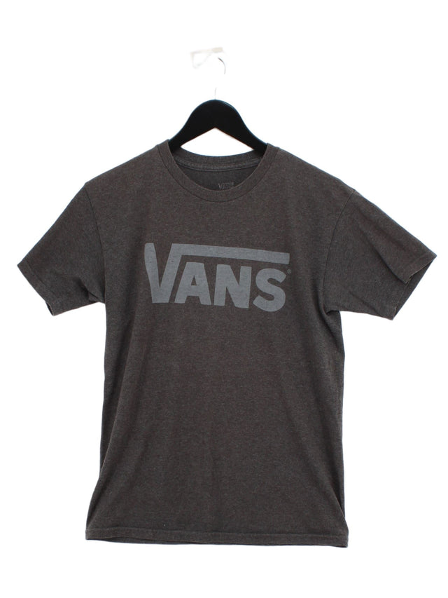 Vans Men's T-Shirt S Grey 100% Other