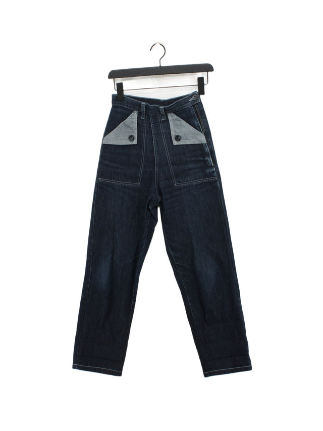 Freddies Of Pinewood Women's Jeans W 24 in Blue 100% Cotton