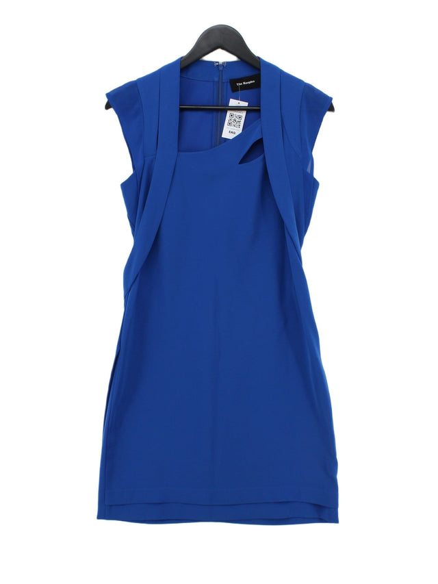 The Kooples Women's Midi Dress XS Blue 100% Polyester