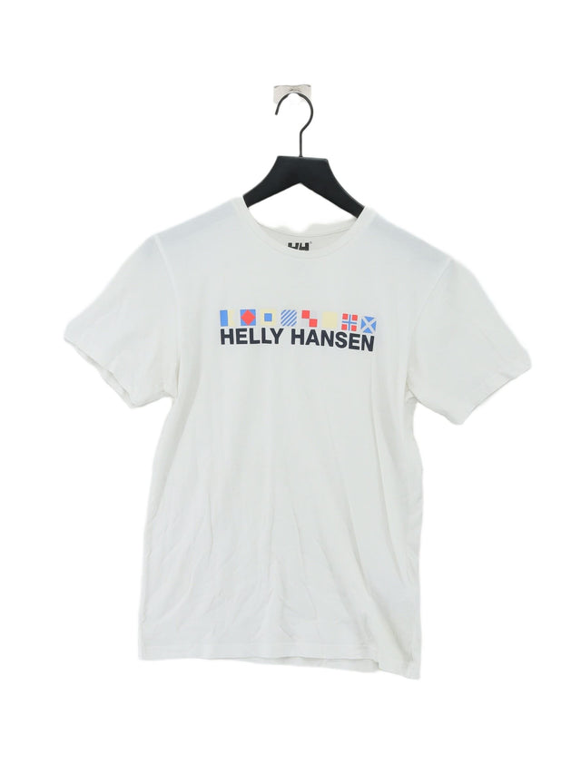 Helly Hansen Men's T-Shirt S White 100% Cotton