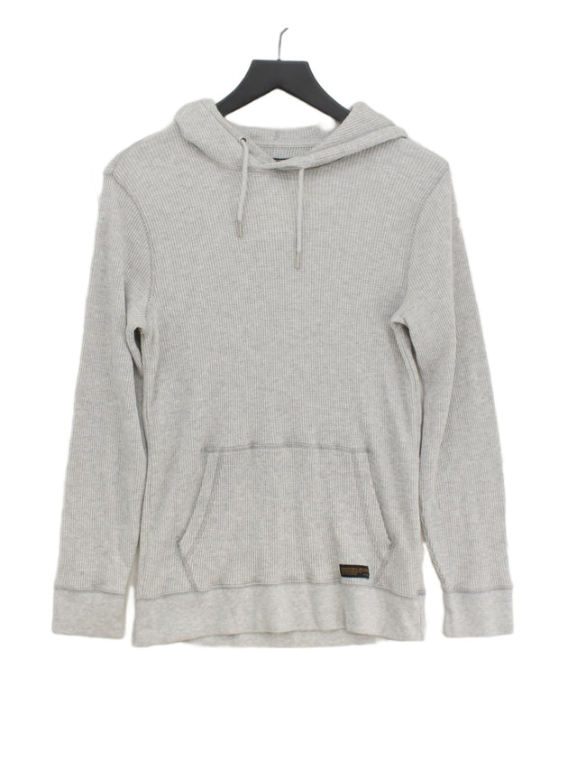 Abercrombie & Fitch Men's Hoodie XS Grey Cotton with Polyester