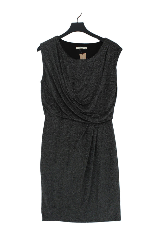 Oasis Women's Mini Dress M Grey Other with Polyester