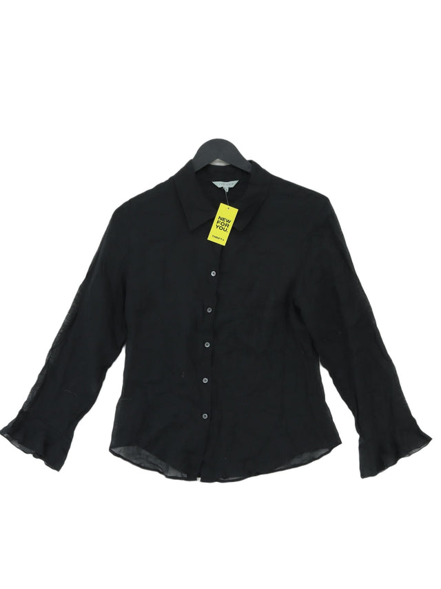 Jigsaw Women's Shirt UK 10 Black 100% Other