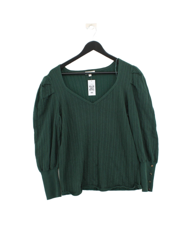 Monsoon Women's Jumper XL Green Polyester with Nylon