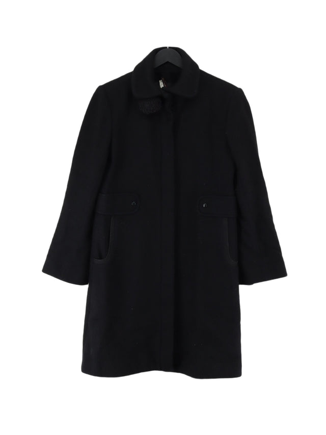 Les Prairies De Paris Women's Jacket UK 10 Black 100% Cotton