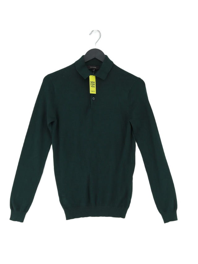 River Island Women's Jumper XXS Green Viscose with Polyester