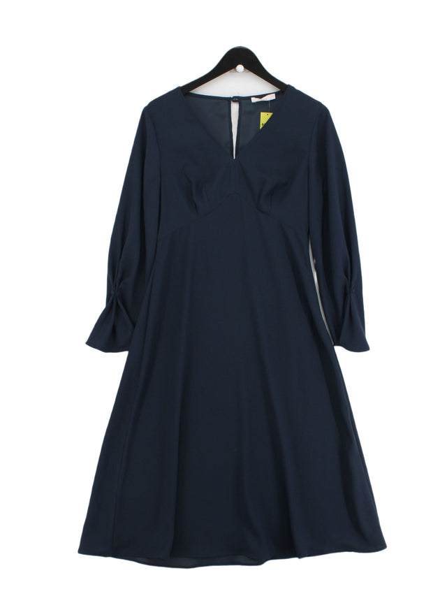 Finery Women's Midi Dress UK 12 Blue 100% Polyester