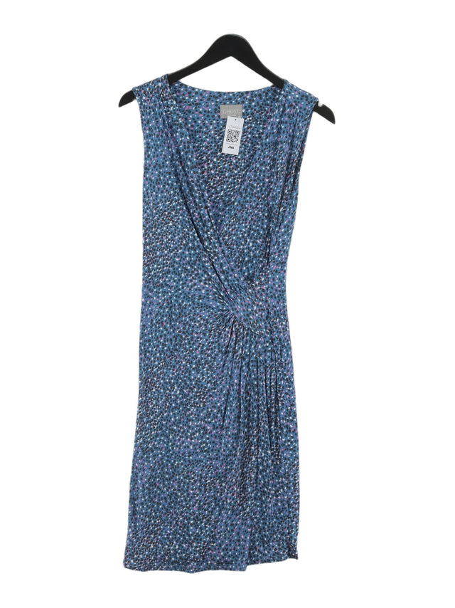 Ghost Women's Midi Dress UK 14 Blue 100% Viscose