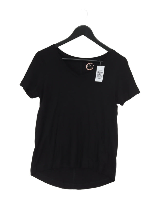 Next Women's T-Shirt UK 12 Black 100% Viscose