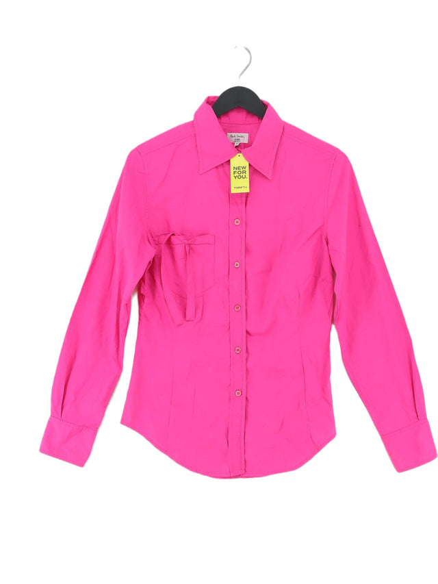 Paul Smith Women's Shirt UK 14 Pink 100% Cotton