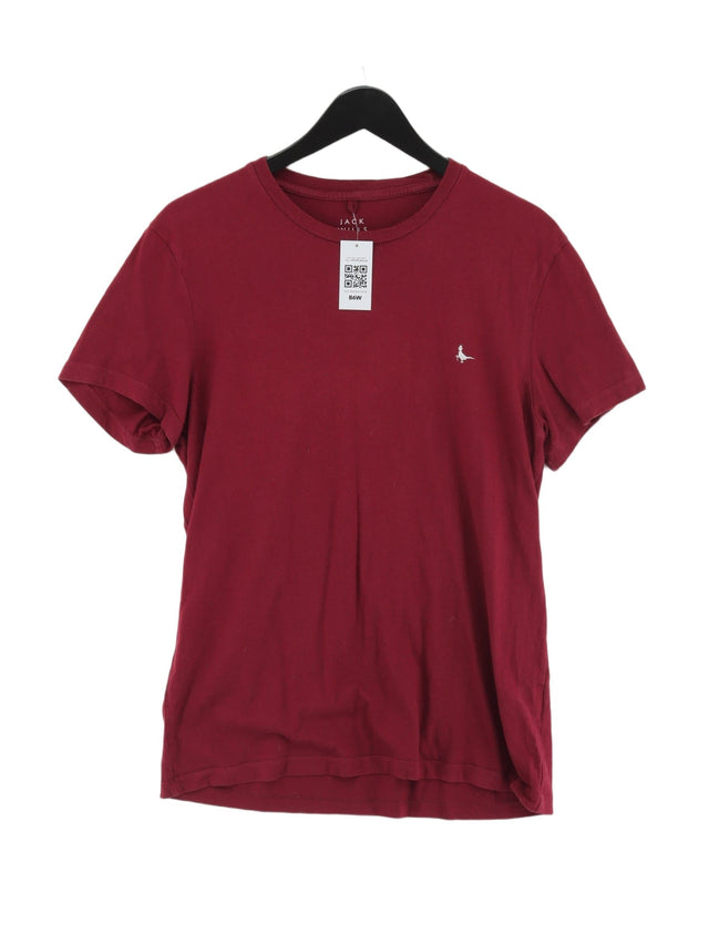 Jack Wills Men's T-Shirt M Purple 100% Cotton