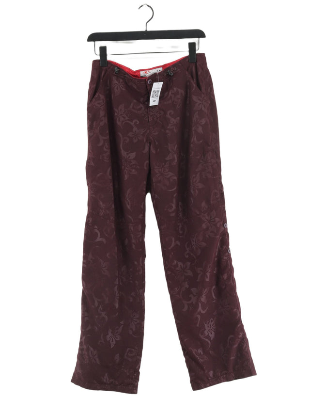 O'Neill Women's Trousers M Purple 100% Polyester