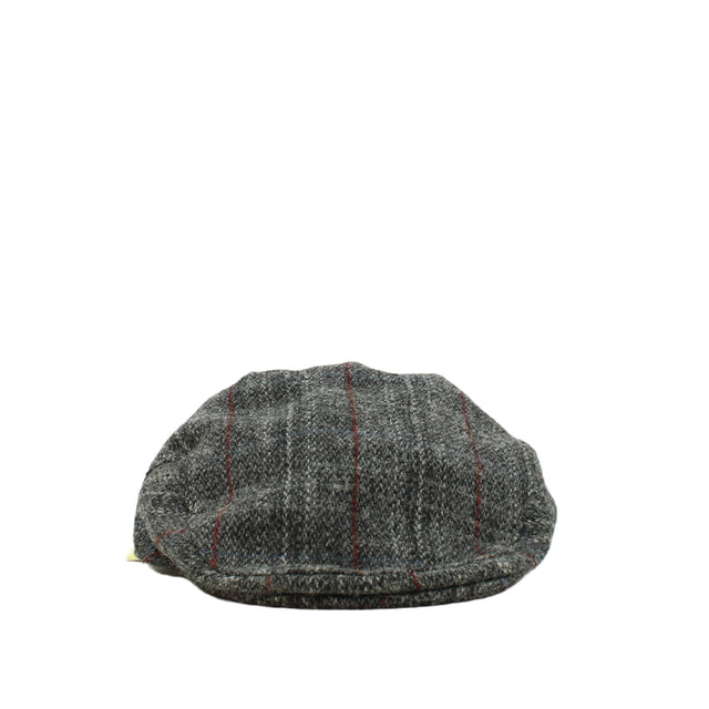 Harris Tweed Men's Hat M Grey 100% Wool