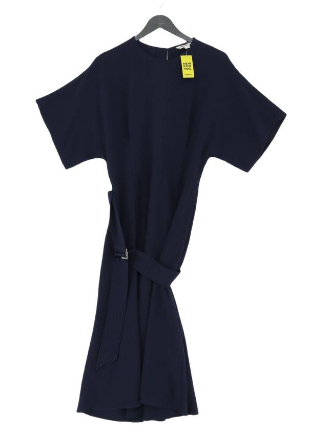 Whistles Women's Maxi Dress UK 12 Blue Polyester with Elastane