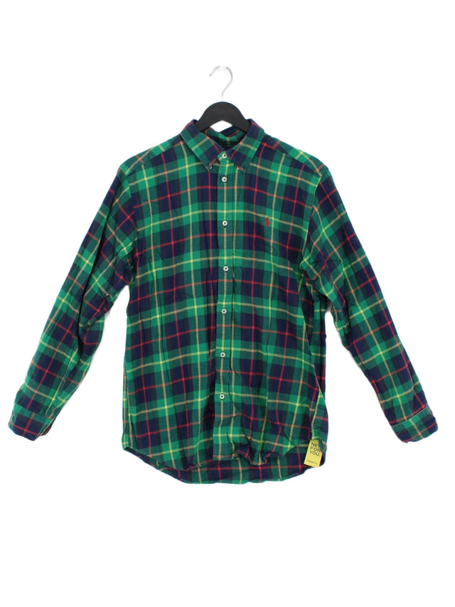 Ralph Lauren Men's Shirt S Green 100% Other