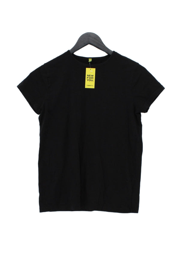 Rapanui Women's T-Shirt UK 8 Black 100% Cotton