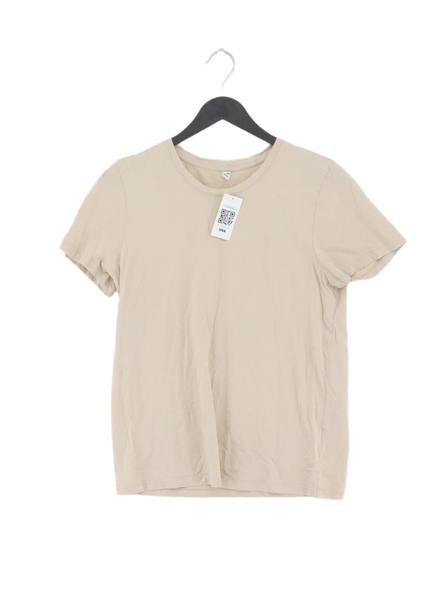 Uniqlo Women's T-Shirt S Cream 100% Other