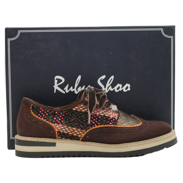 Ruby Shoo Women's Trainers UK 7 Brown 100% Other