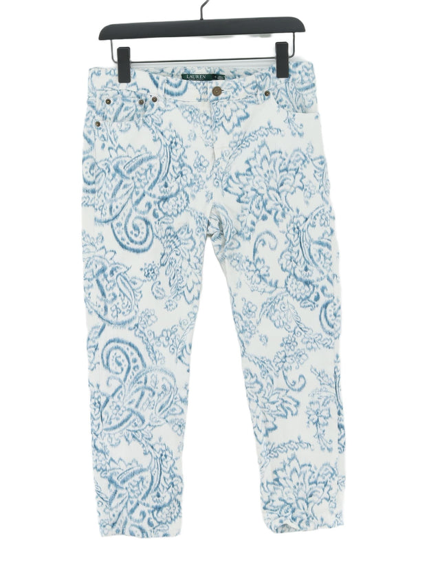 Ralph Lauren Women's Jeans UK 12 White Cotton with Elastane