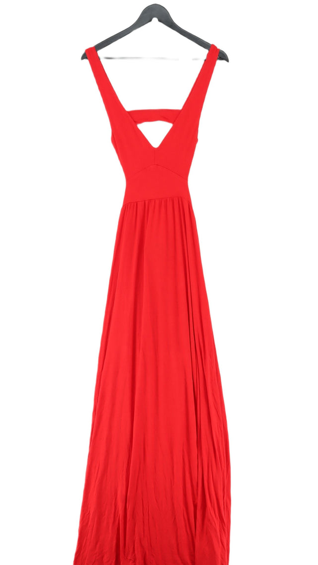 Rachel Pally Women's Maxi Dress S Red Lyocell Modal with Spandex