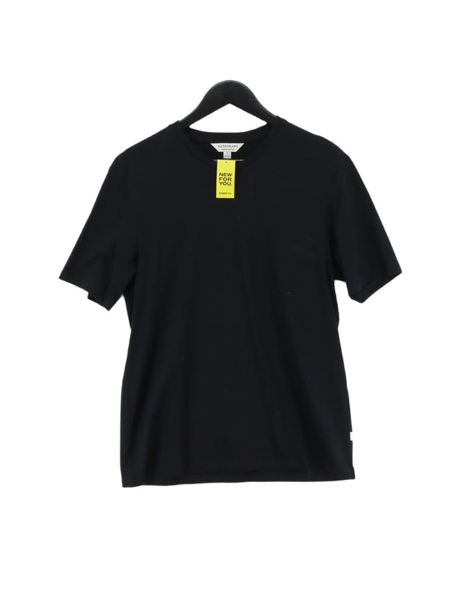 Autograph Men's T-Shirt M Black 100% Cotton