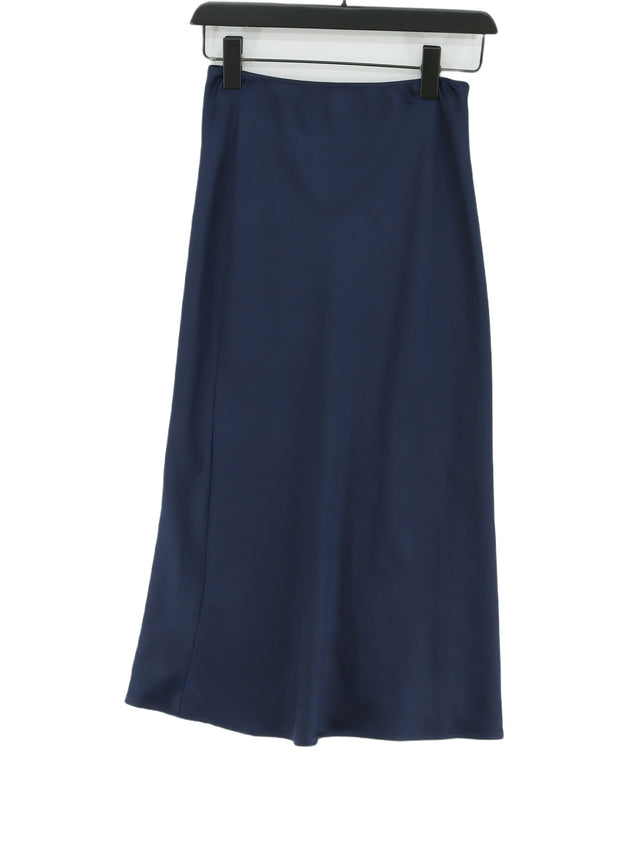Topshop Women's Maxi Skirt UK 6 Blue 100% Polyester
