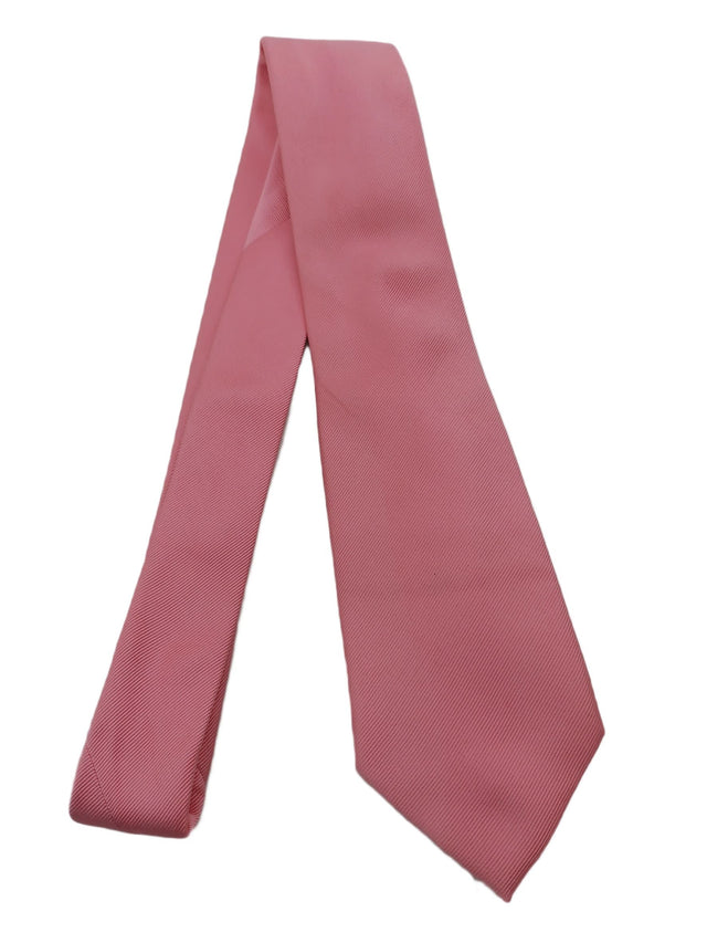 Harvie & Hudson Men's Tie Pink 100% Silk