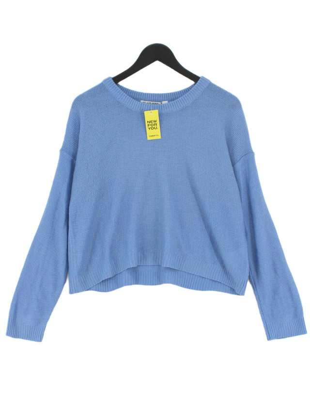 Brave Soul London Women's Jumper XS Blue 100% Acrylic