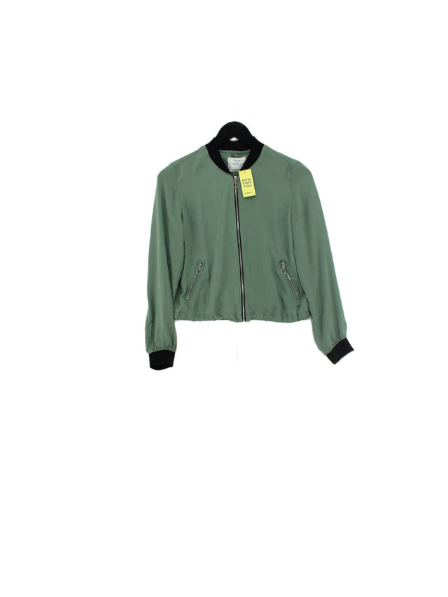 Bershka Women's Jacket S Green 100% Other
