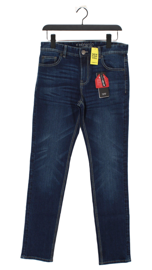Hang Ten Men's Jeans W 30 in Blue Cotton with Other