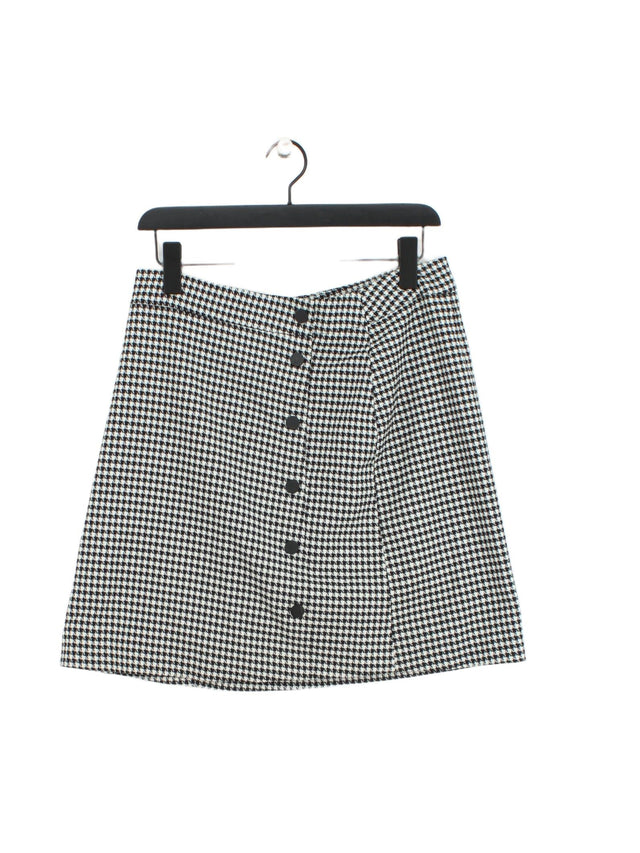 Phase Eight Women's Mini Skirt UK 12 Black Polyester with Viscose