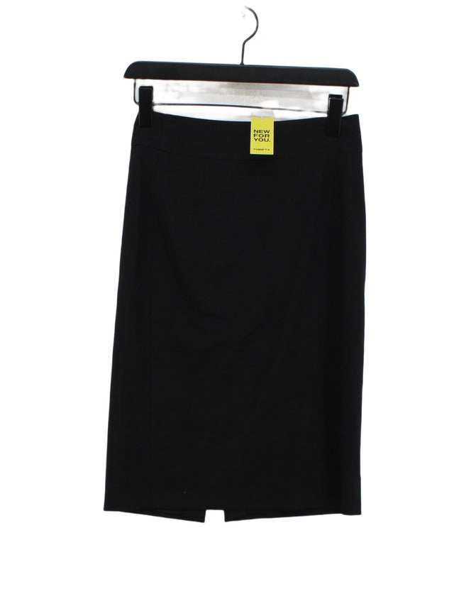 Hugo Boss Women's Midi Skirt UK 4 Black Wool with Elastane