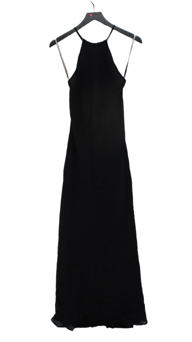 Coast Women's Maxi Dress UK 8 Black Viscose with Polyester