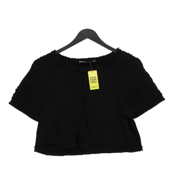 Alberta Ferretti Women's Top UK 10 Black 100% Wool