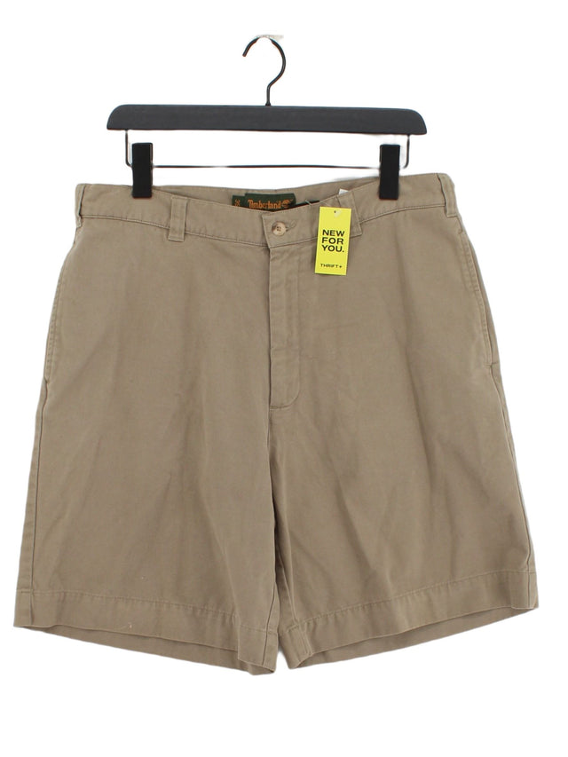 Timberland Men's Shorts W 35 in Tan 100% Cotton