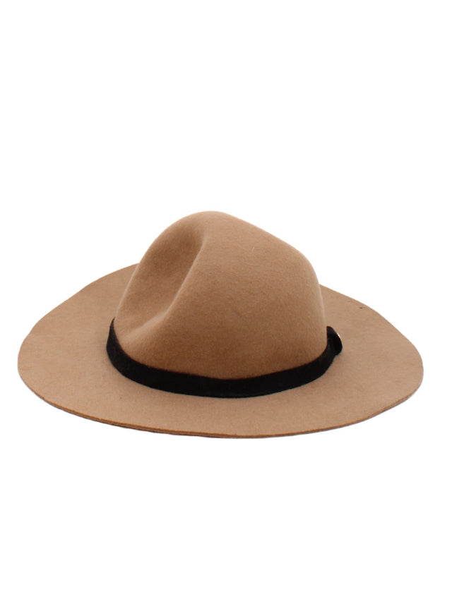 Whistles Women's Hat S Brown 100% Wool