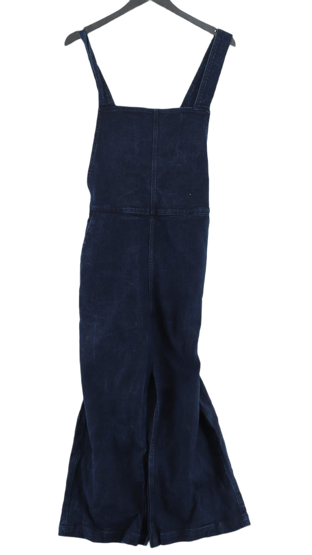 FatFace Women's Jumpsuit UK 14 Blue Cotton with Elastane