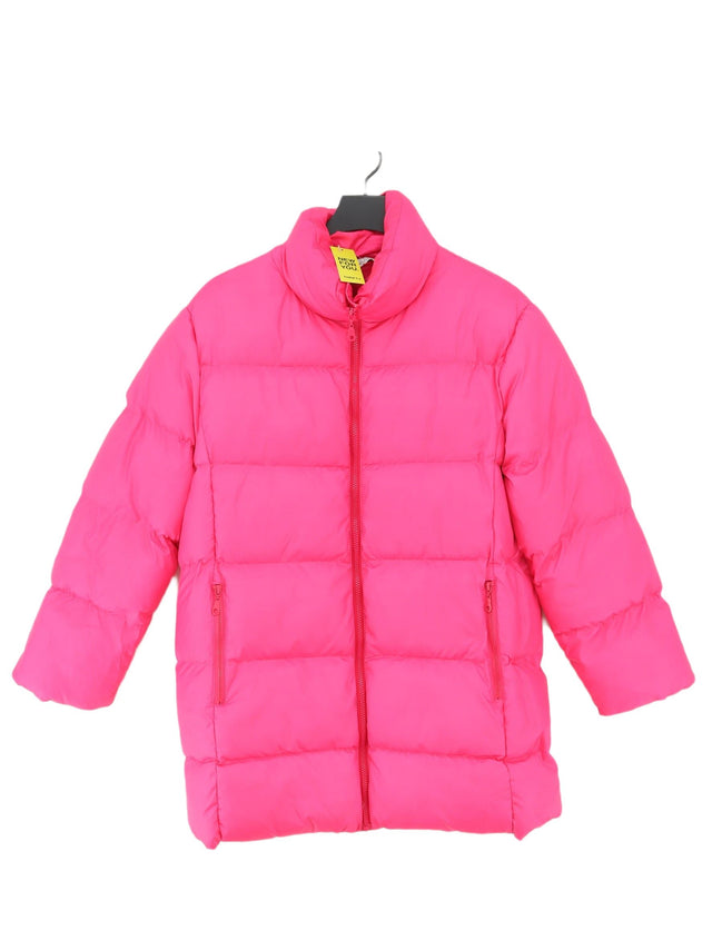 Liquorish Women's Coat M Pink 100% Polyester