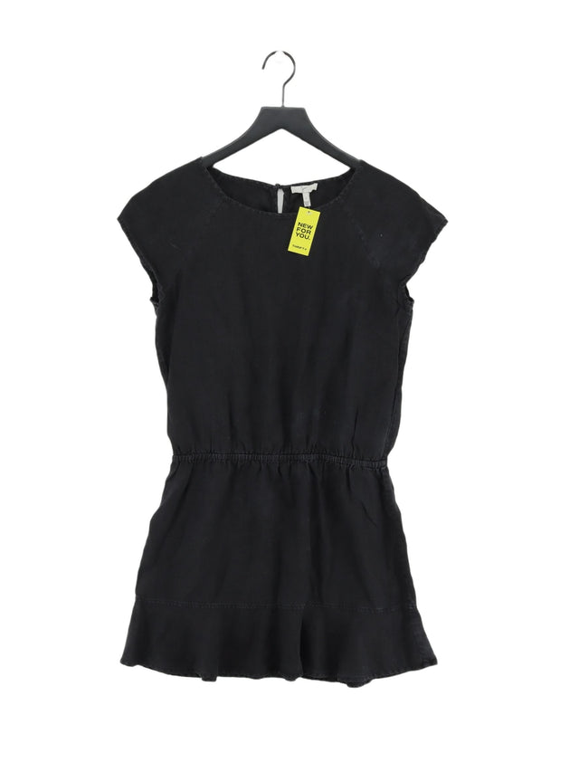 Joie Women's Midi Dress S Black 100% Linen