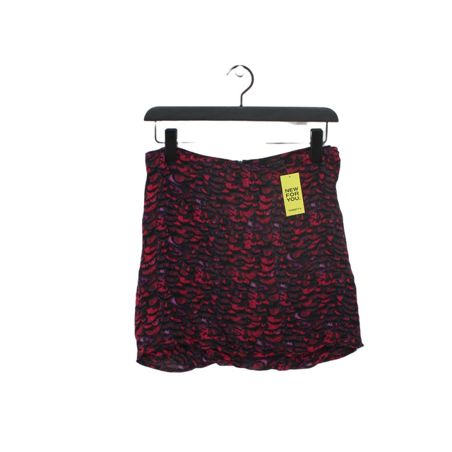 AllSaints Women's Mini Skirt UK 8 Multi Viscose with Polyester