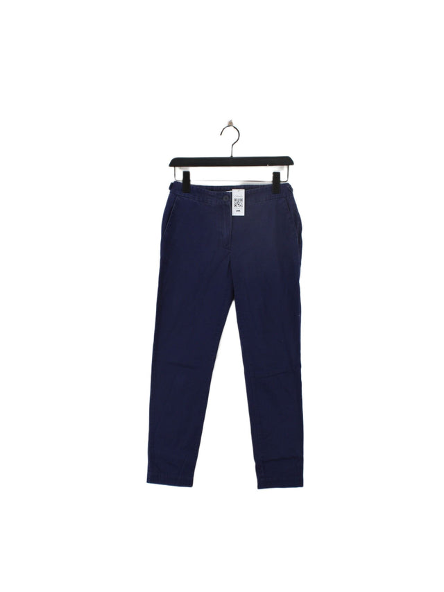 Lacoste Women's Trousers W 28 in Blue 100% Cotton