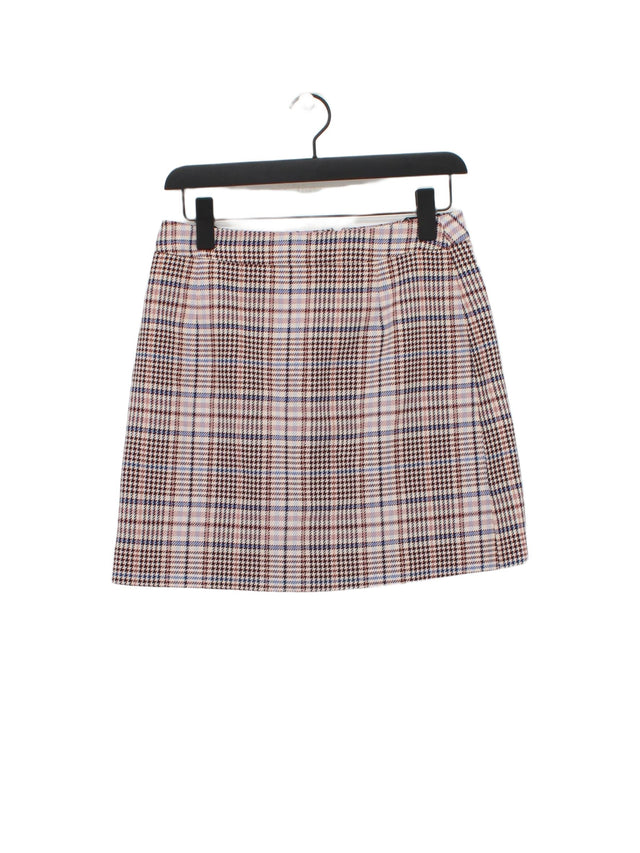 Karen Millen Women's Midi Skirt UK 10 Multi Cotton with Other