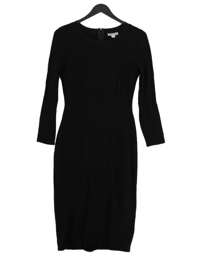 Whistles Women's Midi Dress UK 8 Black 100% Other