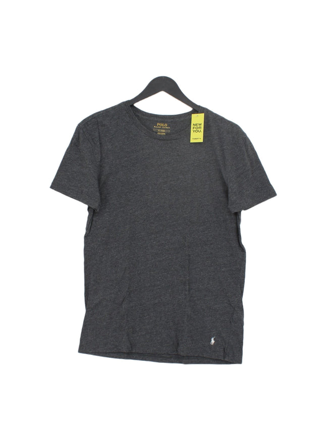 Ralph Lauren Men's T-Shirt M Grey 100% Cotton