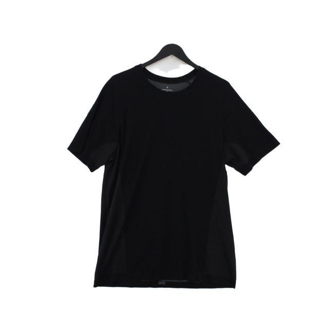 Fabletics Men's T-Shirt XL Black Nylon with Polyester