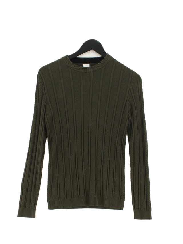 River Island Women's Jumper XS Green Cotton with Acrylic, Other