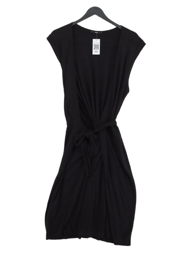 Hugo Boss Women's Midi Dress L Black 100% Viscose