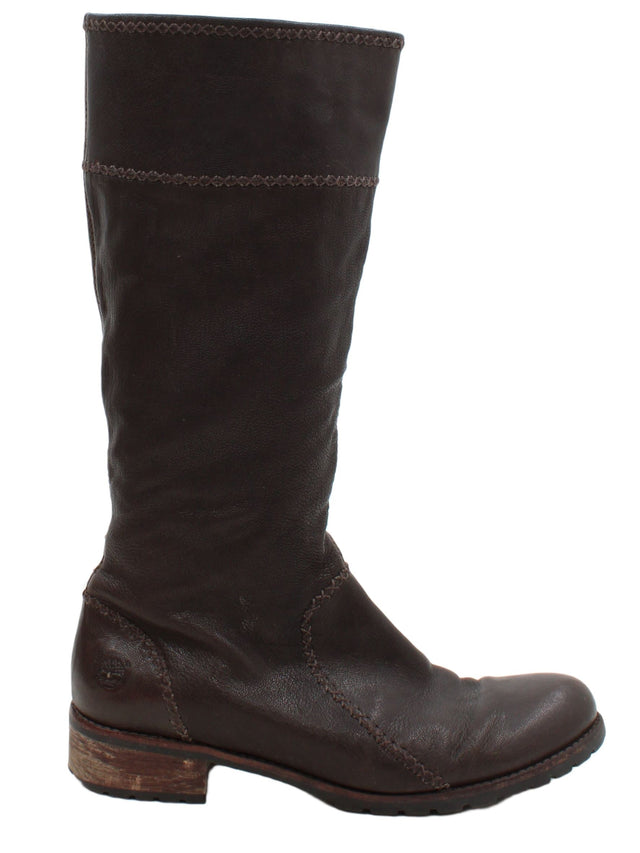 Timberland Women's Boots UK 8.5 Brown 100% Other